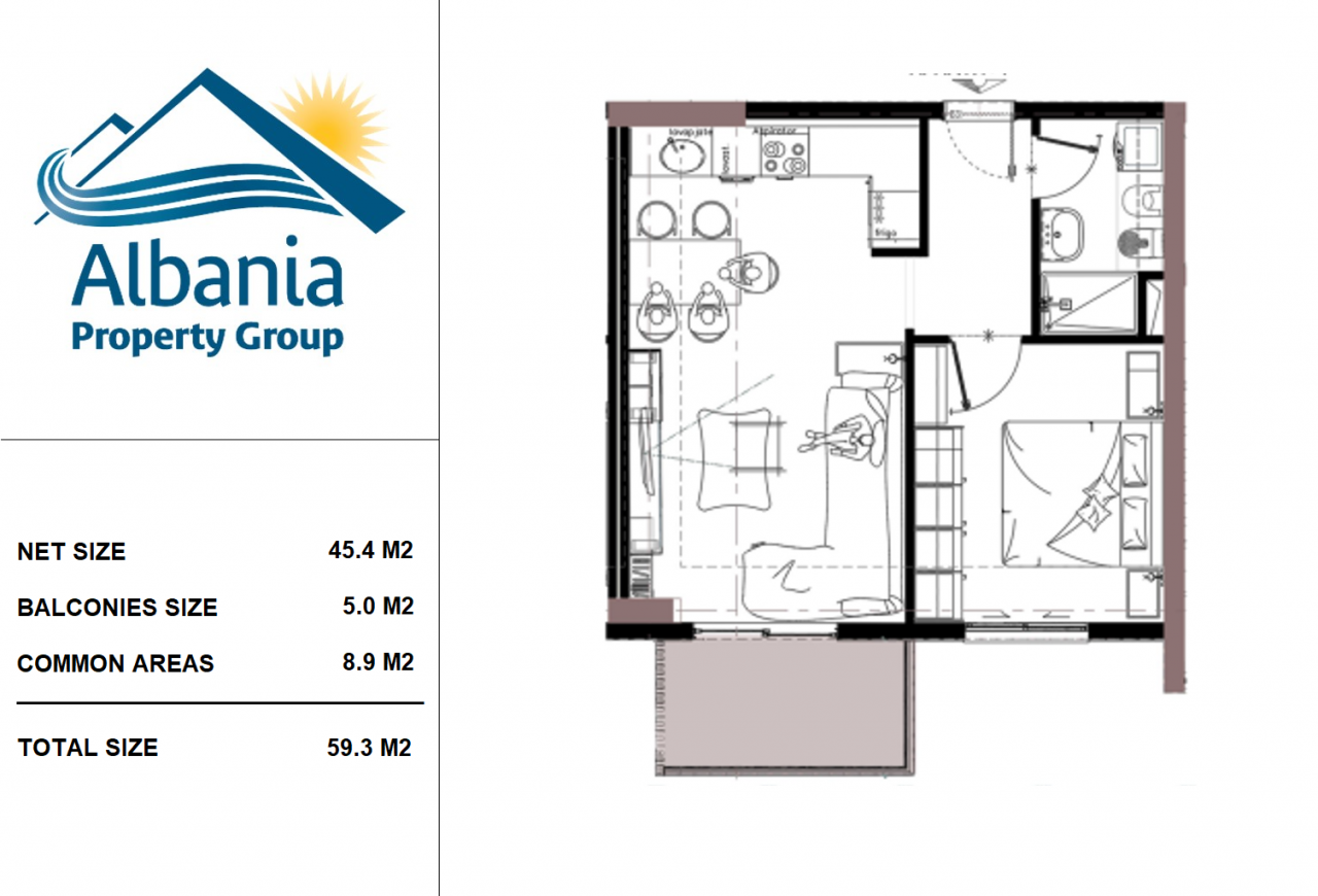 Prona Ne Shqiperi. Apartamente Te Reja Ende Ne Ndertim Ne Zonen E Golemit Durres